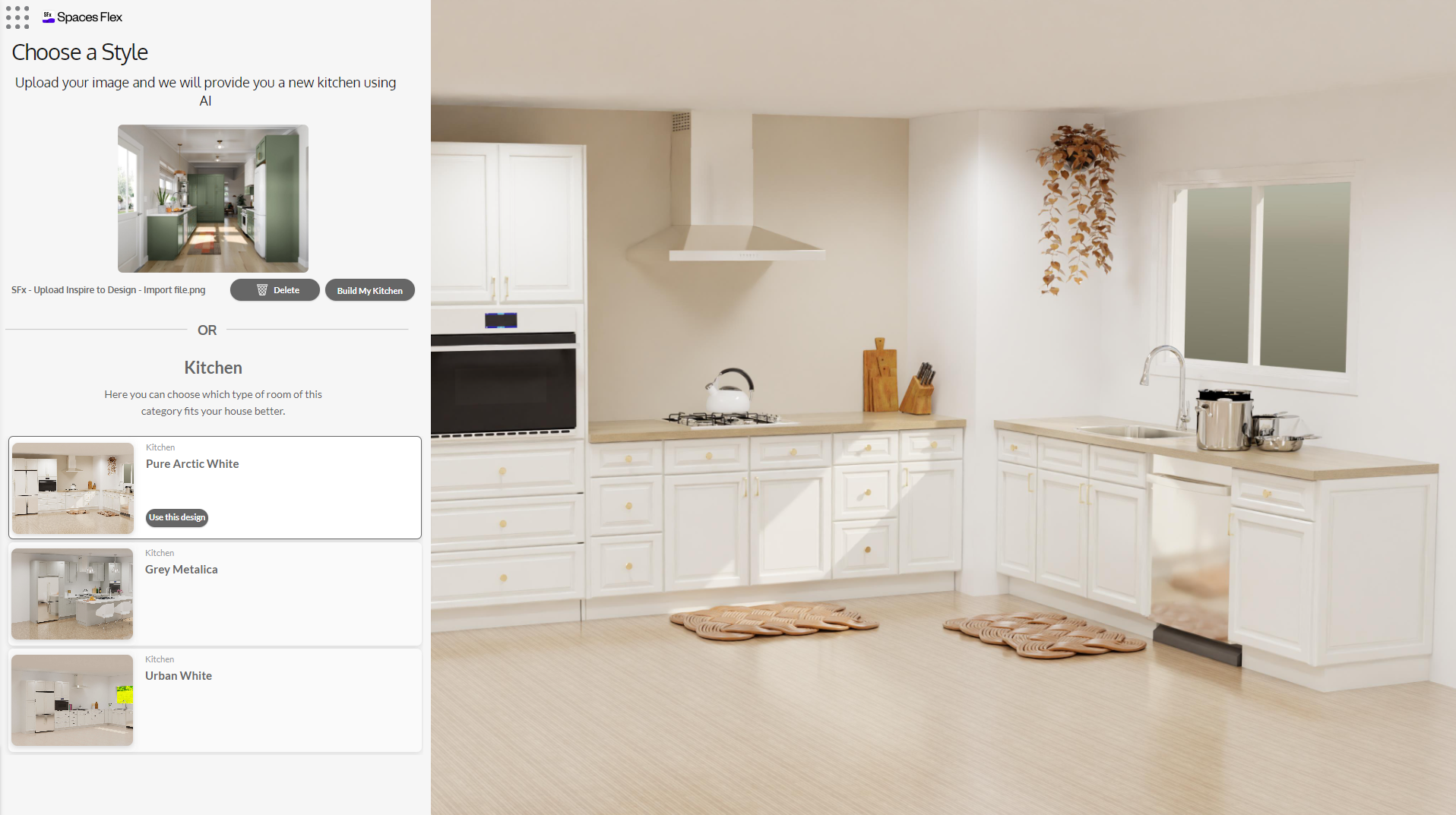 A screenshot showcasing a modern kitchen