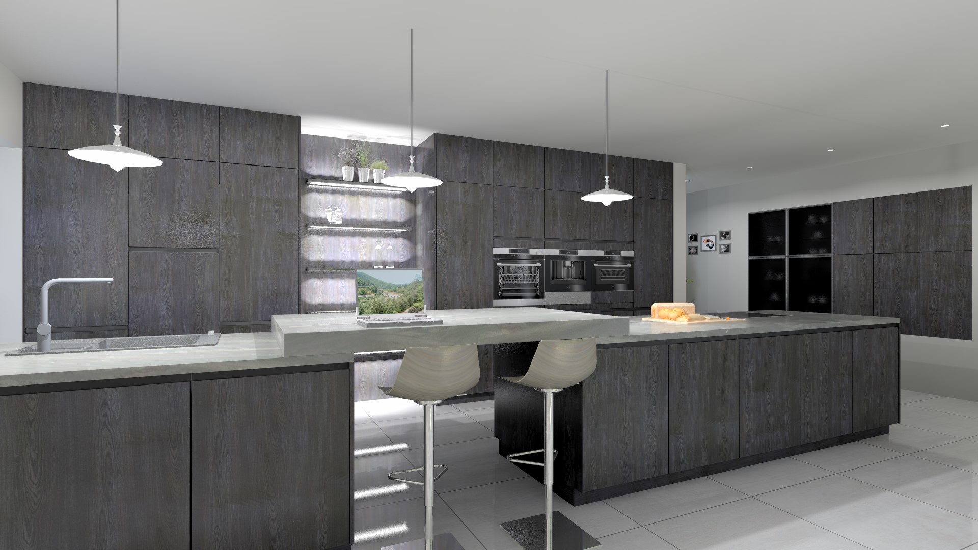 WInner Flex kitchen render