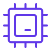 Computer chip icon